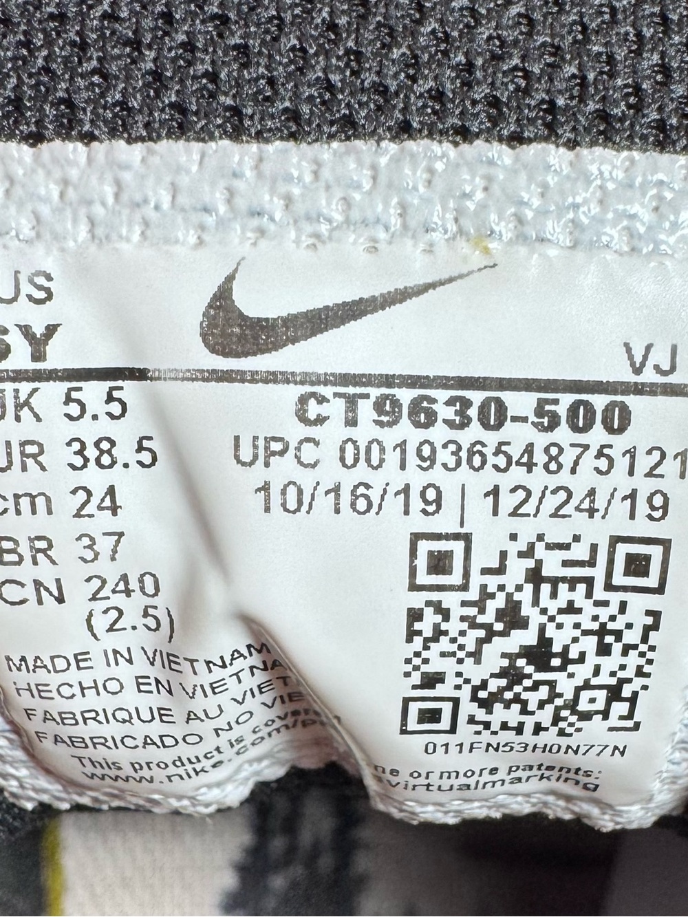Nike Air Max Colorblock Sneakers Persian Violet/Pollen Rise Women’s size 7.5/ 6Y - Picture 8 of 8